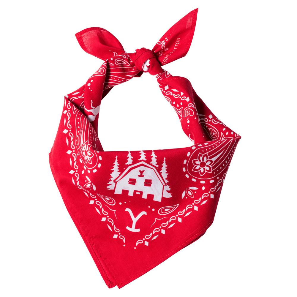 BANDANA-17 YELLOWSTONE - red