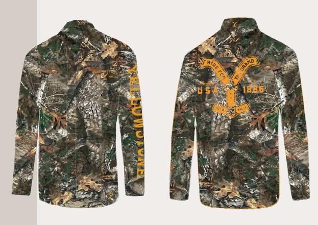 YELLOWSTONE Shirt Ride for the Brand Camo