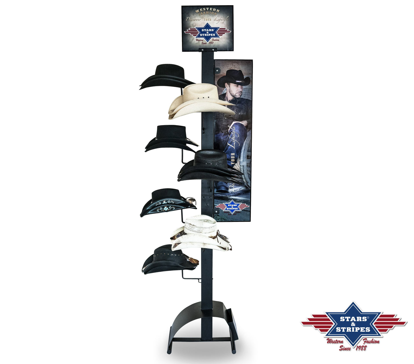 PROMO HAT STAND STARS & STRIPES