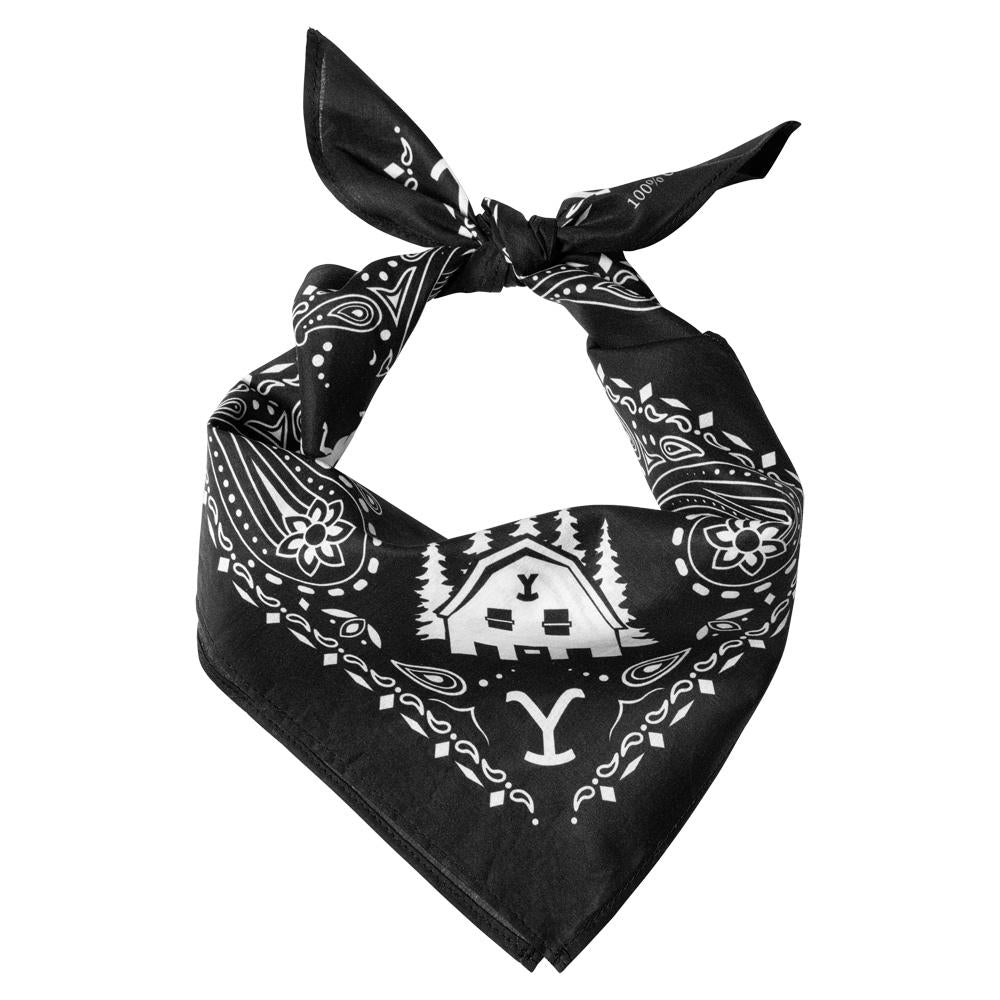 BANDANA-16 YELLOWSTONE - black