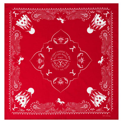 BANDANA-17 YELLOWSTONE - red