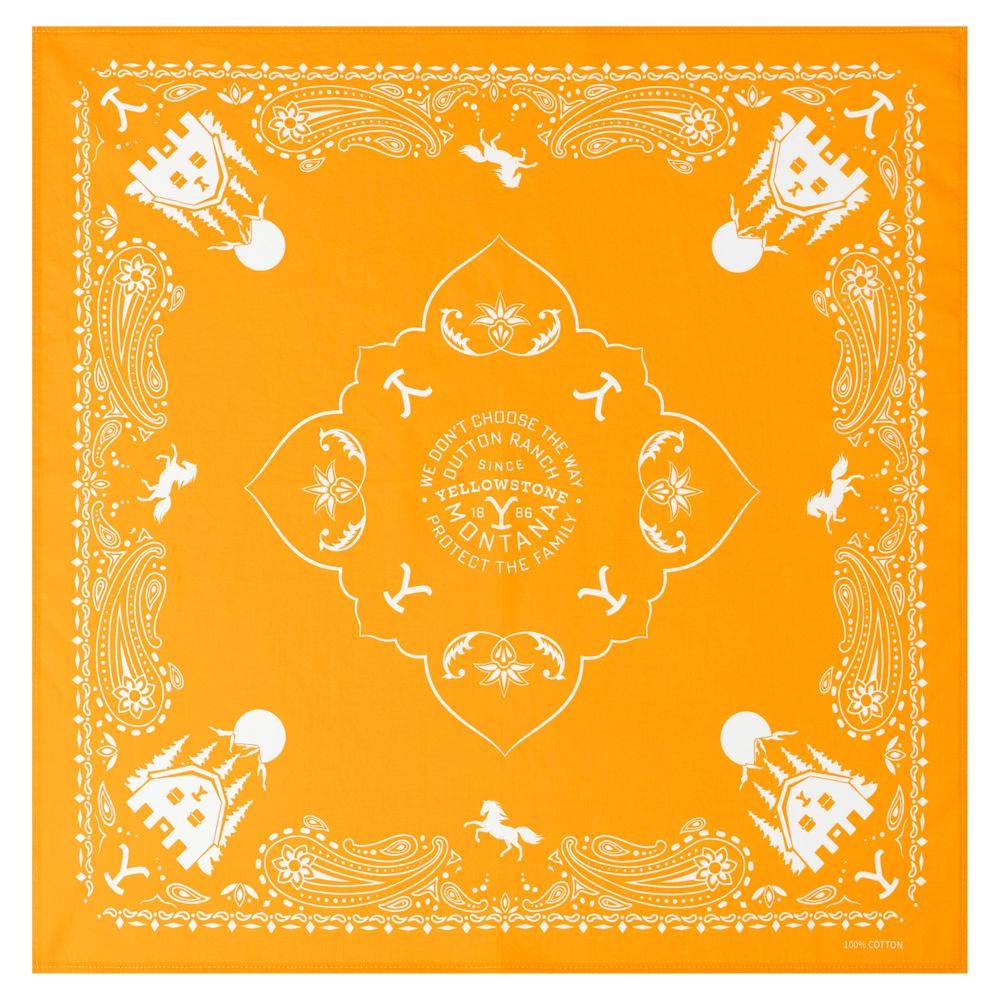 BANDANA-18 YELLOWSTONE - yellow