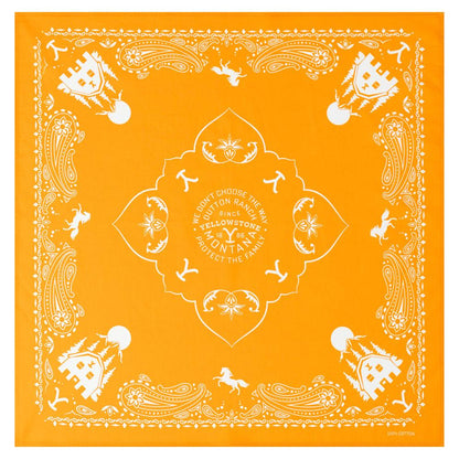 BANDANA-18 YELLOWSTONE - yellow