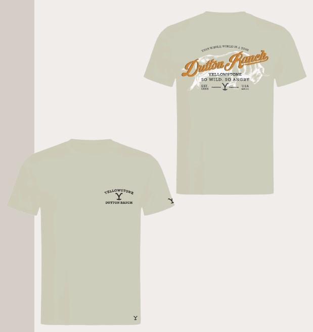 YELLOWSTONE T-Shirt so wild so angry beige