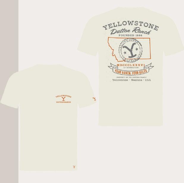 YELLOWSTONE T-Shirt Your Ranch Your Rules